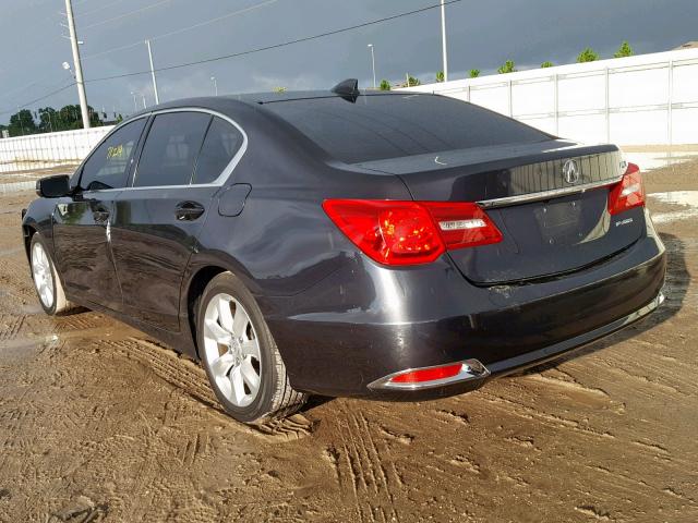 JH4KC1F38EC004406 - 2014 ACURA RLX CHARCOAL photo 3