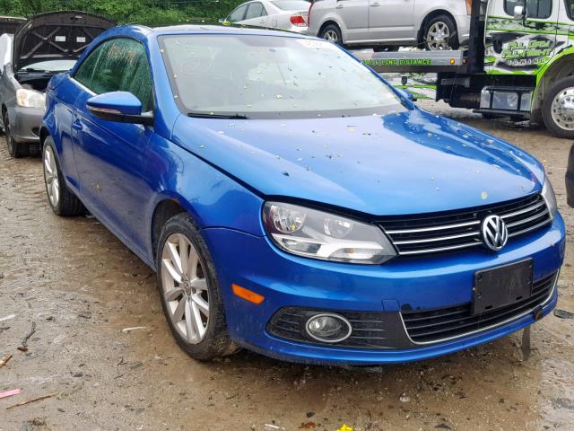 WVWBW7AH8CV002588 - 2012 VOLKSWAGEN EOS KOMFOR BLUE photo 1