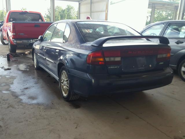 4S3BE625647206362 - 2004 SUBARU LEGACY L S BLUE photo 3