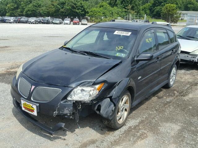 5Y2SL65816Z406116 - 2006 PONTIAC VIBE BLACK photo 2