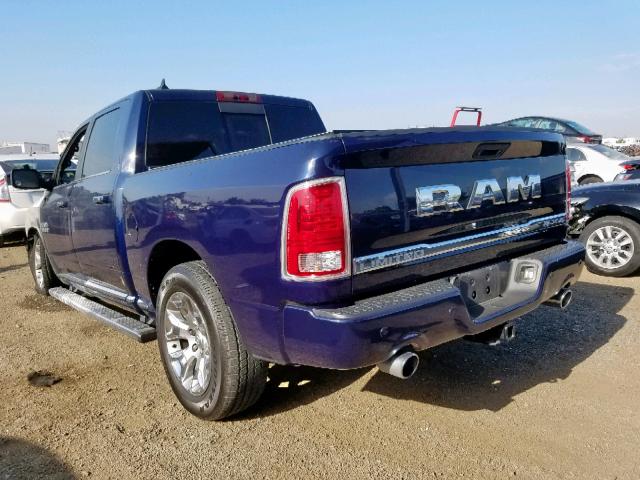 1C6RR7PM6FS751154 - 2015 RAM 1500 LONGH BLUE photo 3