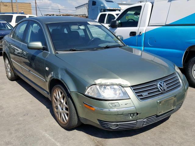 WVWUK63B33P189203 - 2003 VOLKSWAGEN PASSAT W8 GREEN photo 1