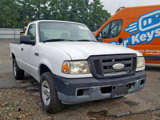 1FTYR10D27PA19751 - 2007 FORD RANGER WHITE photo 1