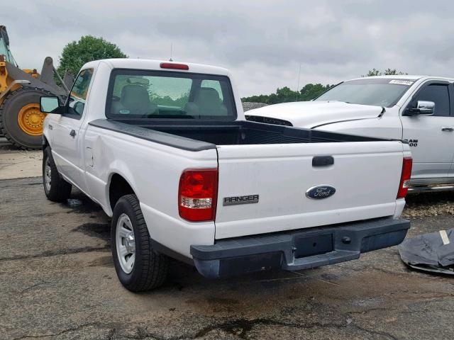 1FTYR10D27PA19751 - 2007 FORD RANGER WHITE photo 3