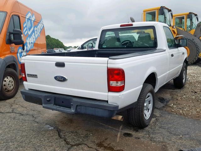 1FTYR10D27PA19751 - 2007 FORD RANGER WHITE photo 4