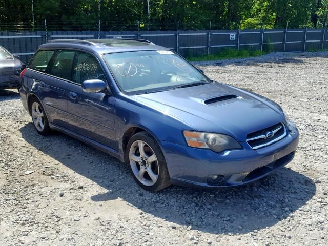 4S3BP676254329672 - 2005 SUBARU LEGACY GT BLUE photo 1