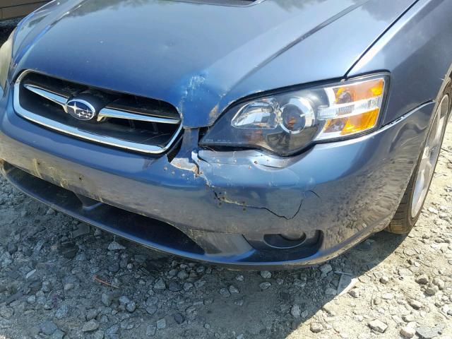 4S3BP676254329672 - 2005 SUBARU LEGACY GT BLUE photo 9