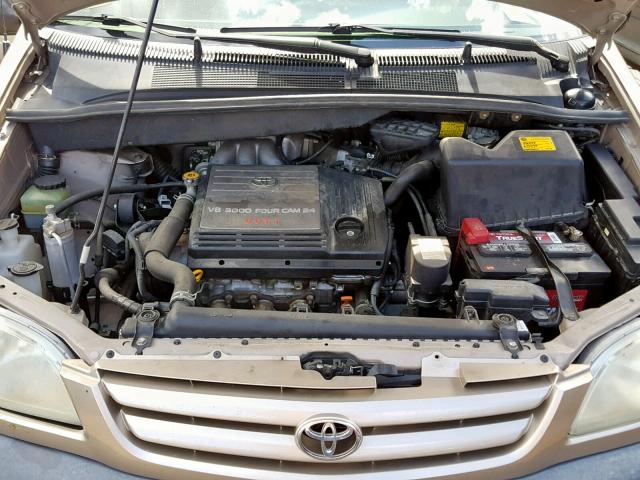 4T3ZF13C52U500963 - 2002 TOYOTA SIENNA LE GOLD photo 7