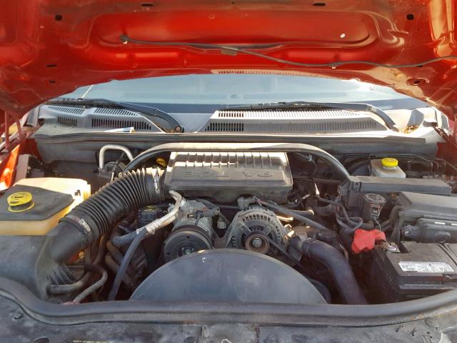 1J8HG48K76C188091 - 2006 JEEP COMMANDER BURGUNDY photo 7