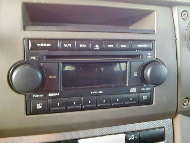 1J8HG48K76C188091 - 2006 JEEP COMMANDER BURGUNDY photo 9