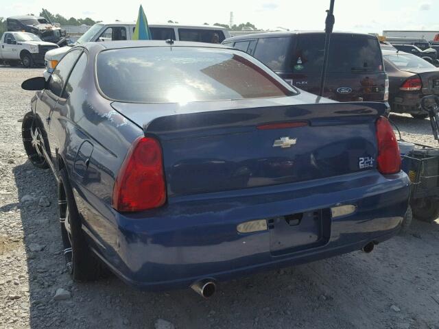 2G1WK151569301849 - 2006 CHEVROLET MONTE CARL BLUE photo 3