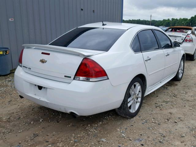 2G1WC5E32D1217019 - 2013 CHEVROLET IMPALA LTZ WHITE photo 4