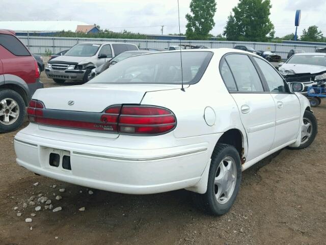 1G3NG52M9X6304952 - 1999 OLDSMOBILE CUTLASS GL WHITE photo 4