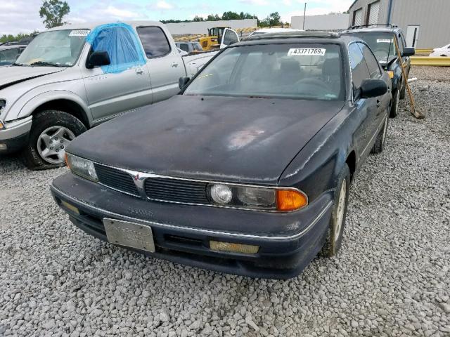 JA3AP47H3SY006378 - 1995 MITSUBISHI DIAMANTE E BLACK photo 2