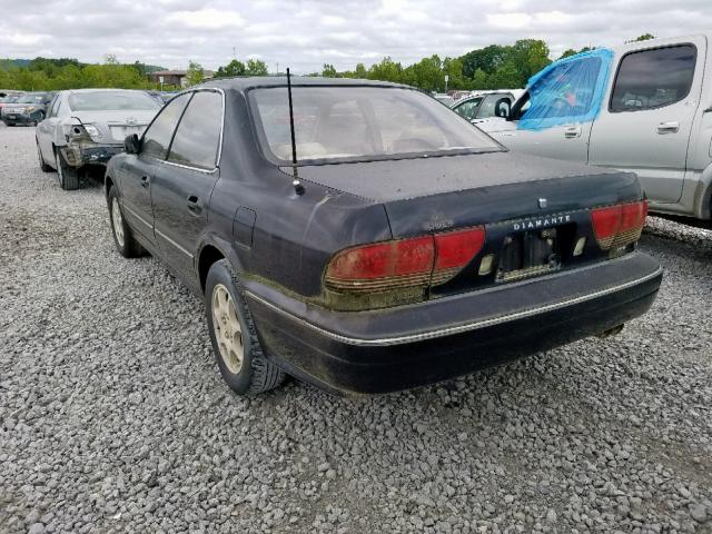 JA3AP47H3SY006378 - 1995 MITSUBISHI DIAMANTE E BLACK photo 3