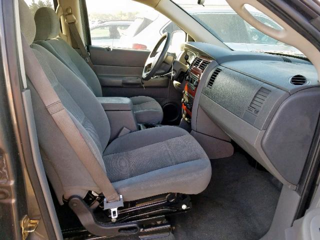 1D4HB48N34F119154 - 2004 DODGE DURANGO SL GRAY photo 5