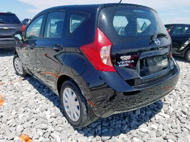 3N1CE2CP7FL437589 - 2015 NISSAN VERSA NOTE BLACK photo 3