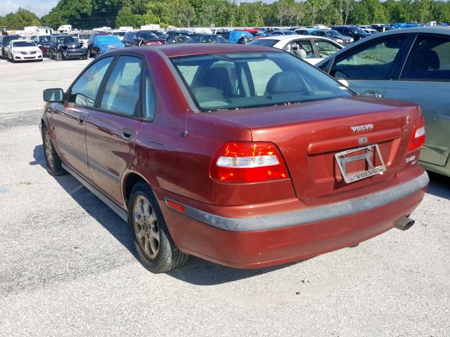 YV1VS29511F637711 - 2001 VOLVO S40 1.9T RED photo 3