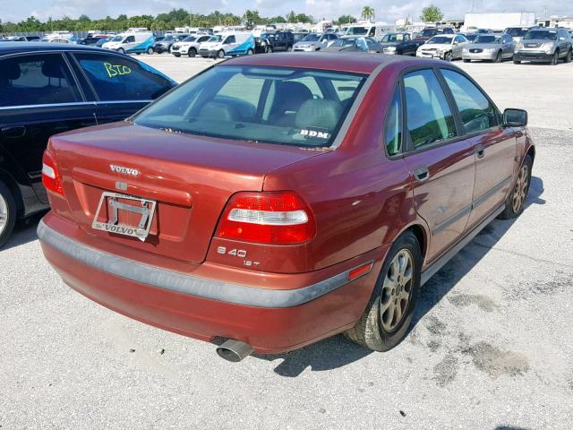 YV1VS29511F637711 - 2001 VOLVO S40 1.9T RED photo 4