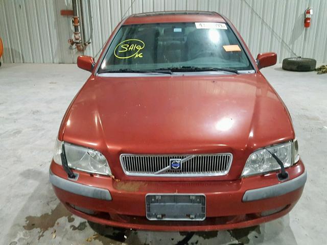 YV1VS29511F637711 - 2001 VOLVO S40 1.9T RED photo 9