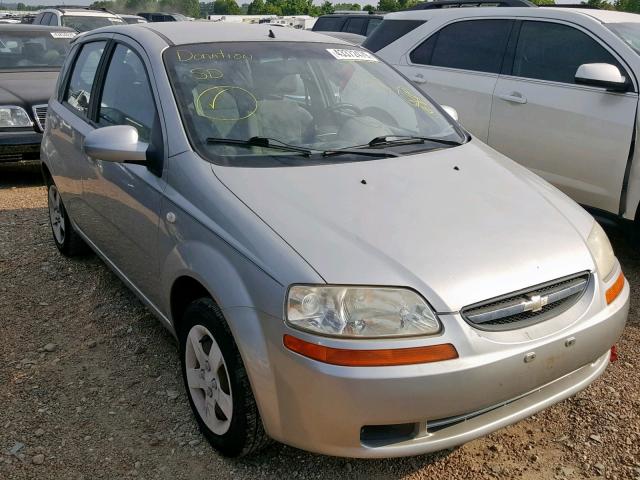 KL1TD62605B291771 - 2005 CHEVROLET AVEO BASE Gümüş foto 1
