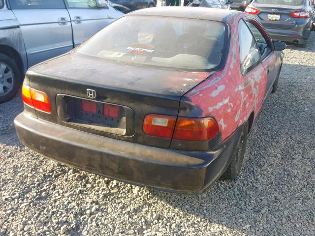 2HGEJ212XRH557703 - 1994 HONDA CIVIC DX BLACK photo 4