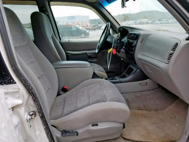 1FMZU34EXWZA10909 - 1998 FORD EXPLORER WHITE photo 5