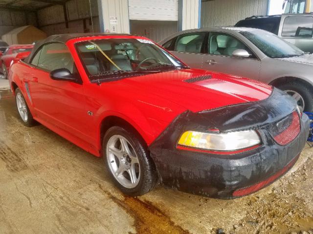 1FAFP45XXYF231103 - 2000 FORD MUSTANG GT RED photo 1