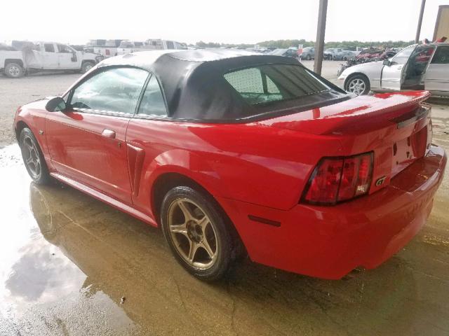 1FAFP45XXYF231103 - 2000 FORD MUSTANG GT RED photo 3