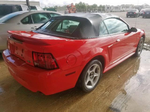 1FAFP45XXYF231103 - 2000 FORD MUSTANG GT RED photo 4