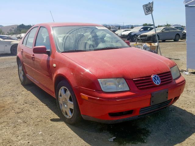 3VWSE29M2YM095047 - 2000 VOLKSWAGEN JETTA GLS RED photo 1