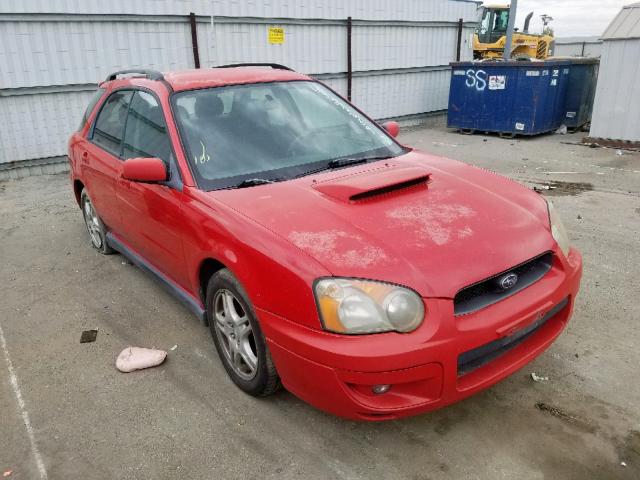 JF1GG29674G809799 - 2004 SUBARU IMPREZA WR RED photo 1