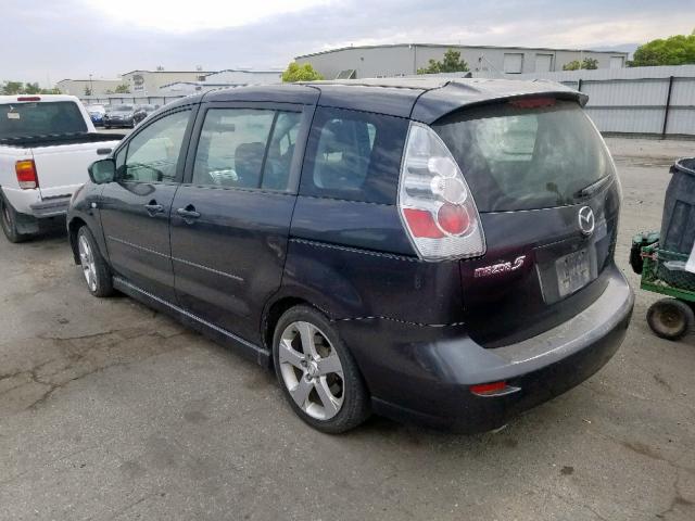 JM1CR29L860128247 - 2006 MAZDA 5 GRAY photo 3