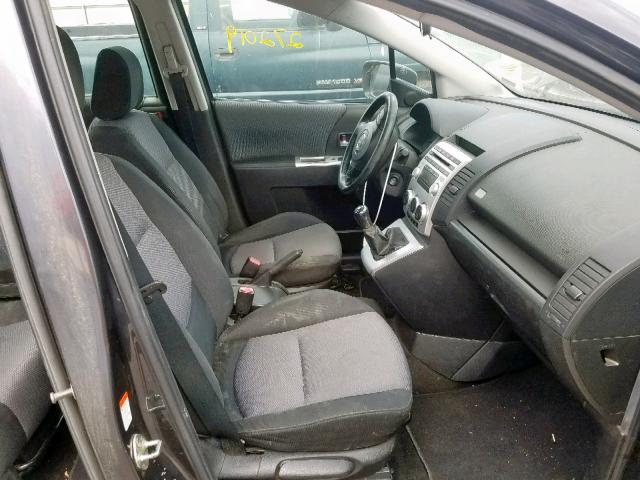 JM1CR29L860128247 - 2006 MAZDA 5 GRAY photo 5