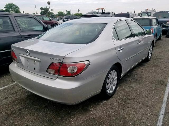 JTHBF30G625030579 - 2002 LEXUS ES 300 SILVER photo 4