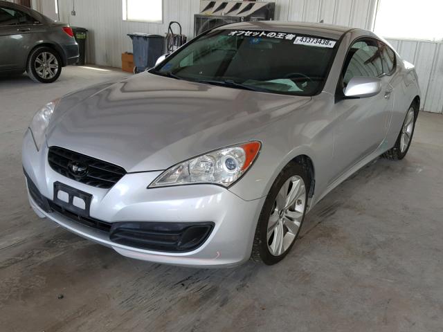 KMHHT6KD7CU070388 - 2012 HYUNDAI GENESIS CO SILVER photo 2