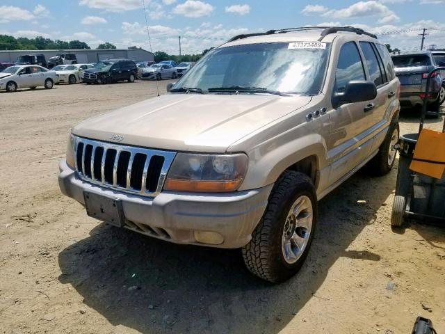 1J4G258S7XC676072 - 1999 JEEP GRAND CHER TAN photo 2