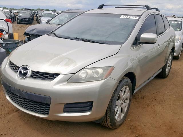 JM3ER293590235406 - 2009 MAZDA CX-7 GRAY photo 2