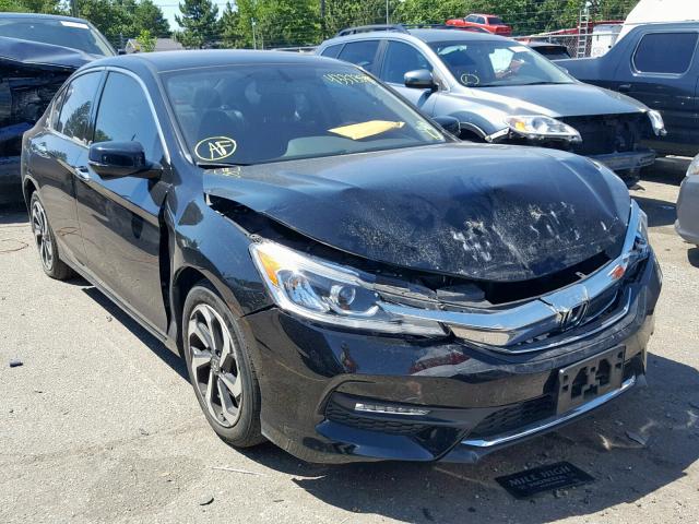 1HGCR3F84HA018025 - 2017 HONDA ACCORD EXL BLACK photo 1