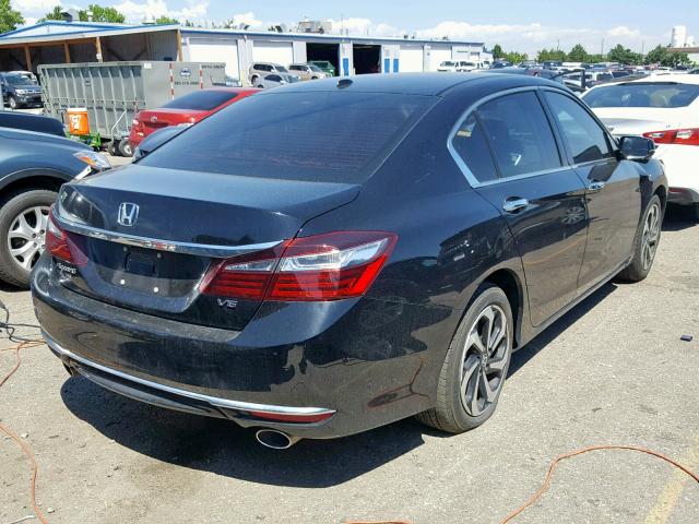 1HGCR3F84HA018025 - 2017 HONDA ACCORD EXL BLACK photo 4