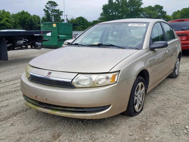 1G8AJ52F94Z201469 - 2004 SATURN ION LEVEL TAN photo 2