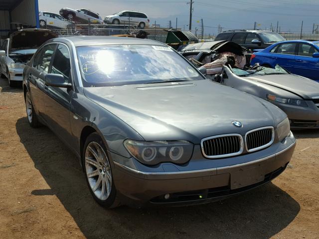 WBAGN63524DS54377 - 2004 BMW 745 LI GRAY photo 1