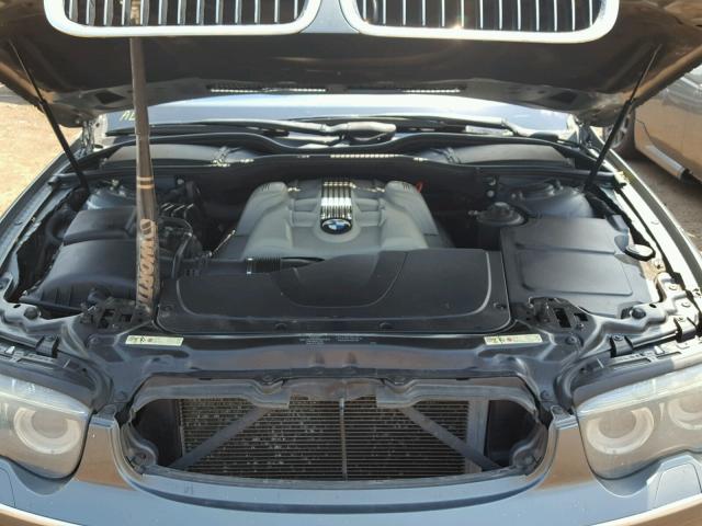 WBAGN63524DS54377 - 2004 BMW 745 LI GRAY photo 7