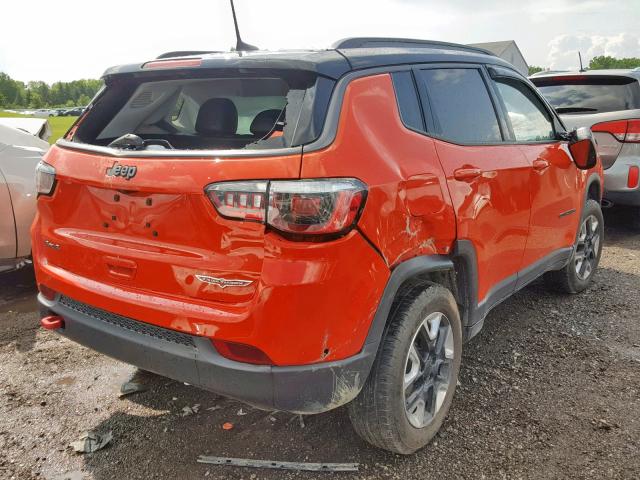 3C4NJDDB9HT667783 - 2017 JEEP COMPASS TR ORANGE photo 4