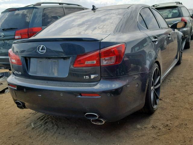 JTHBP262985003081 - 2008 LEXUS IS-F BLUE photo 4