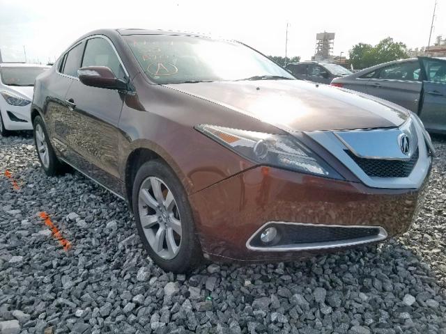 2HNYB1H46AH500410 - 2010 ACURA ZDX TECHNO BURGUNDY photo 1