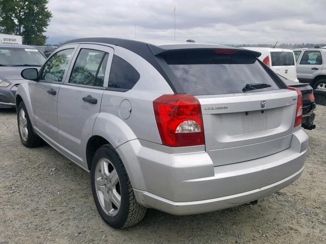 1B3HB48B08D524345 - 2008 DODGE CALIBER SX SILVER photo 3