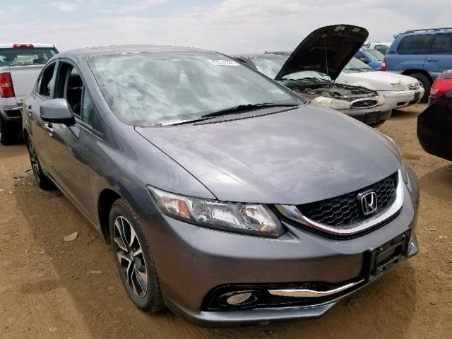 19XFB2F95DE031926 - 2013 HONDA CIVIC EXL GRAY photo 1