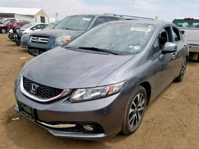 19XFB2F95DE031926 - 2013 HONDA CIVIC EXL GRAY photo 2