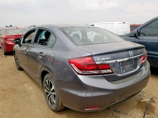 19XFB2F95DE031926 - 2013 HONDA CIVIC EXL GRAY photo 3